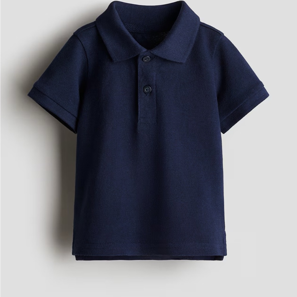 Toddler H&M Blue Polo Shirt Classic Design